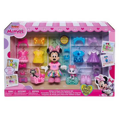 Disney Junior Minnie Mouse Glitter And Glam Pet Fashion Set