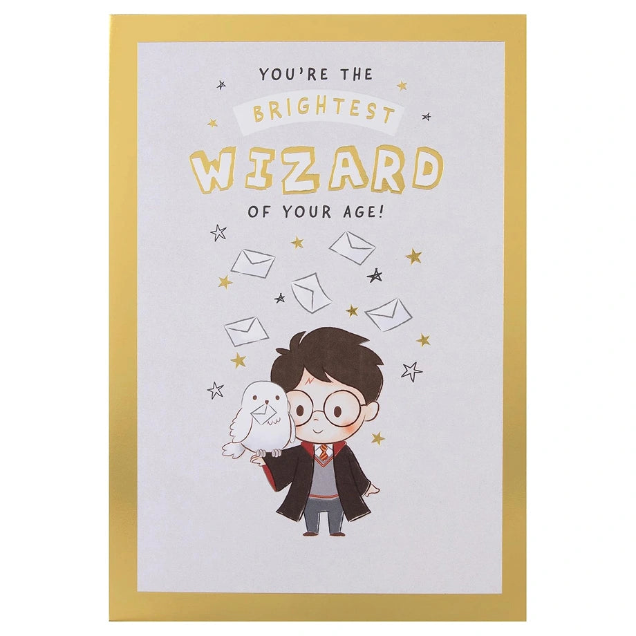 UK Greetings Harry Potter You're The Brightest Wizard Of Your Age! Birthday Card