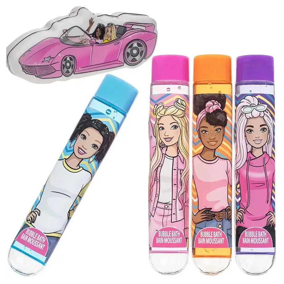 Townley Girl Barbie Color Changing Bubble Bath Set 65ml each,(Pack of 4)