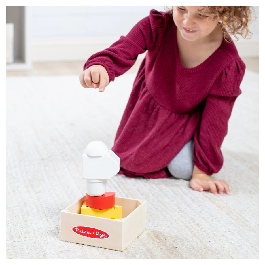 Melissa & Doug Wooden Food Groups Play Set (Dairy)