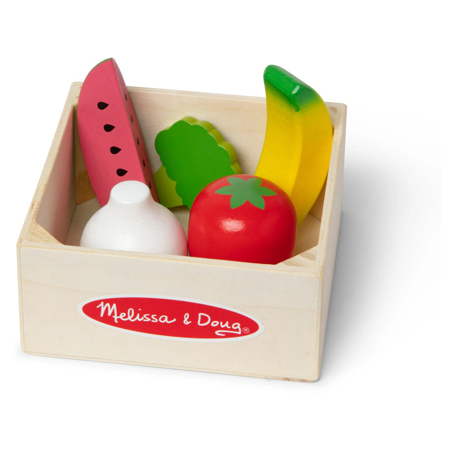 Melissa & Doug Wooden Food Groups Play Set (Produce)