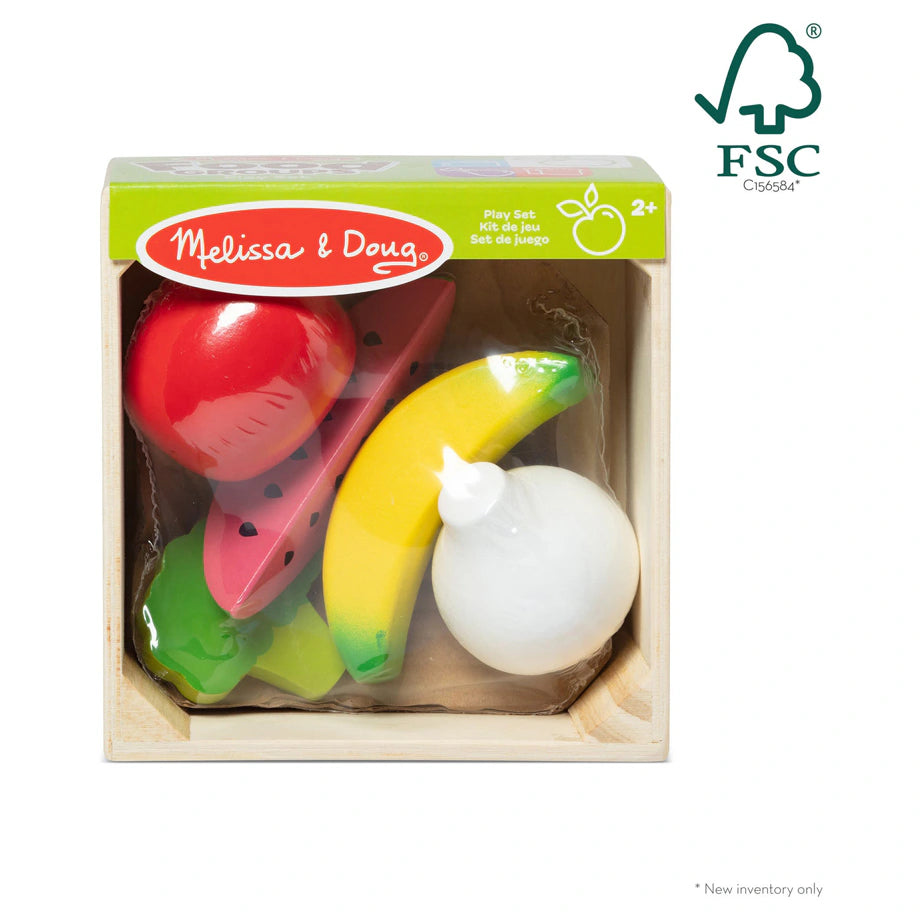Melissa & Doug Wooden Food Groups Play Set (Produce)