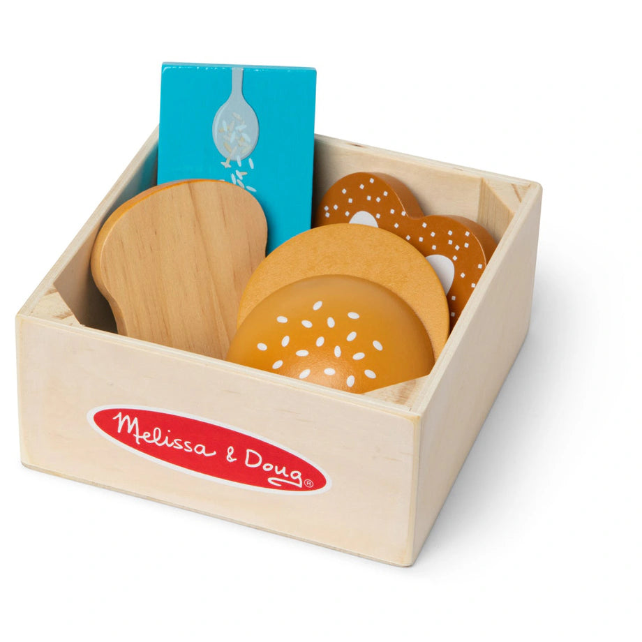 Melissa & Doug Wooden Food Groups Play Set (Grains)