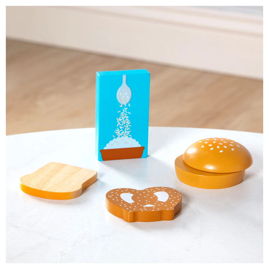 Melissa & Doug Wooden Food Groups Play Set (Grains)