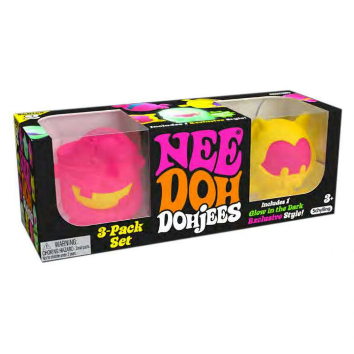 Schylling NeeDoh Dohjees Series 2 Mystery Pack Set Pack of 3 (Assorted)