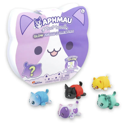 Aphmau MeeMeows Glow Figure Collection Set (6.35 ??, Pack of 5)