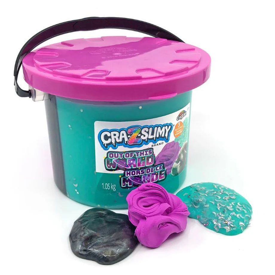 Cra-Z-Slimy Out of The World 3-in-1 Slime Bucket (1.05 kg)
