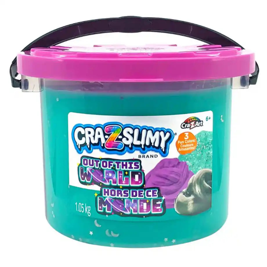 Cra-Z-Slimy Out of The World 3-in-1 Slime Bucket (1.05 kg)