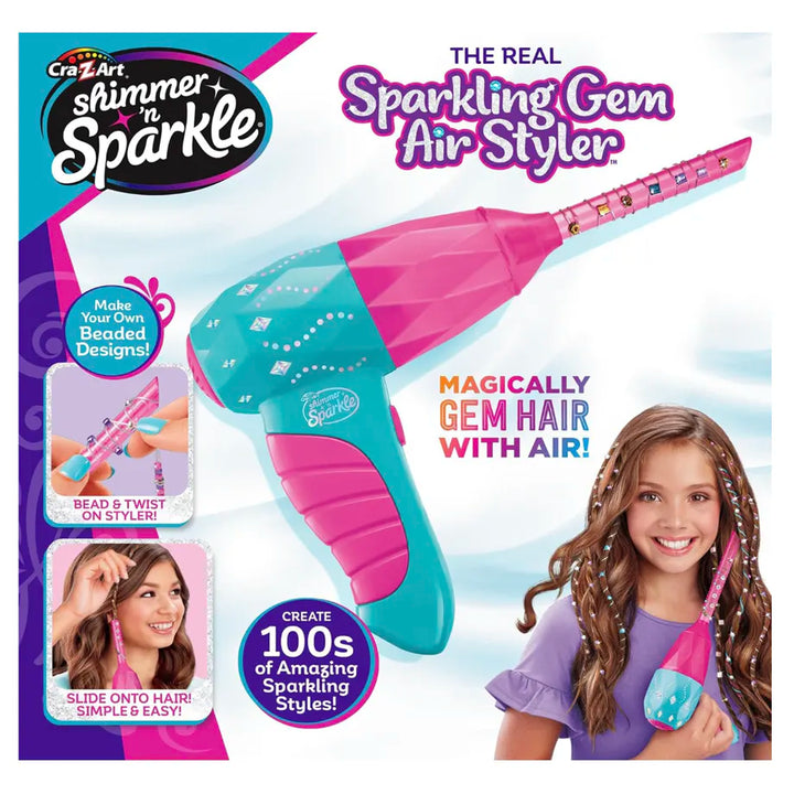 Cra-Z-Art Shimmer N' Sparkle The Real Sparkling Gem Air Styler Set