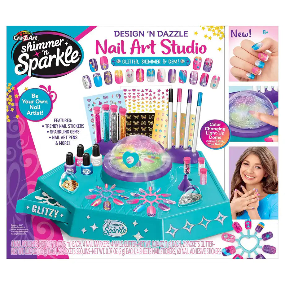 Cra-Z-Art Shimmer N' Sparkle Nail Art Studio Kit