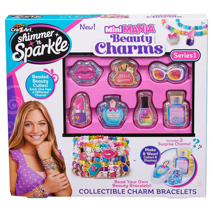 Cra-Z-Art Shimmer 'N Sparkle Mini Mania Beauty Charms Series 1 Bracelet Kit