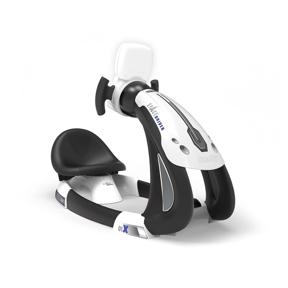 Smoby Space Driver Space Themed Driving Simulator (Black & White)