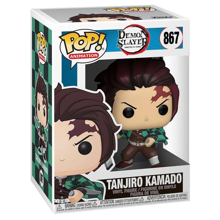 Funko POP! Animation Demon Slayer Tanjiro Kamado Vinyl Figure (25.4 cm)