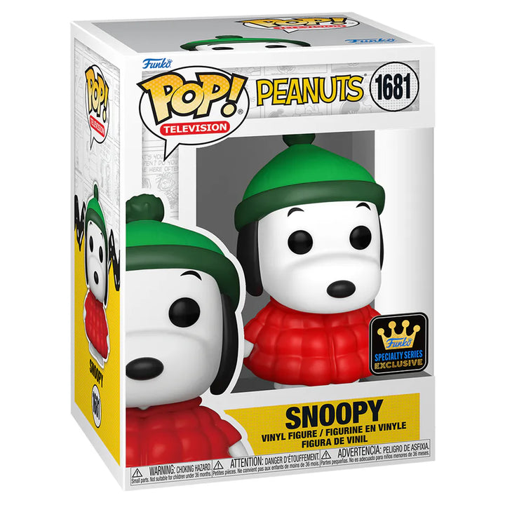 Funko POP! Television Snoopy in Puffer Jacket Vinyl Figure (Assorted)( 9.8 cm)