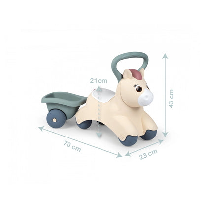 Smoby Baby Pony Ride-on (70 cm)
