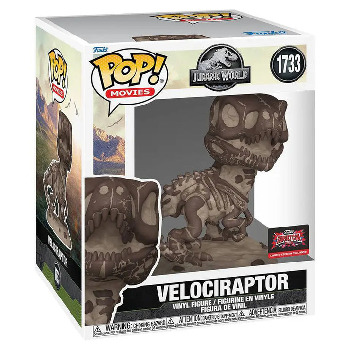 Funko POP! MoviesJurassic World Velociraptor Fossil Vinyl Figure (13.46 cm)