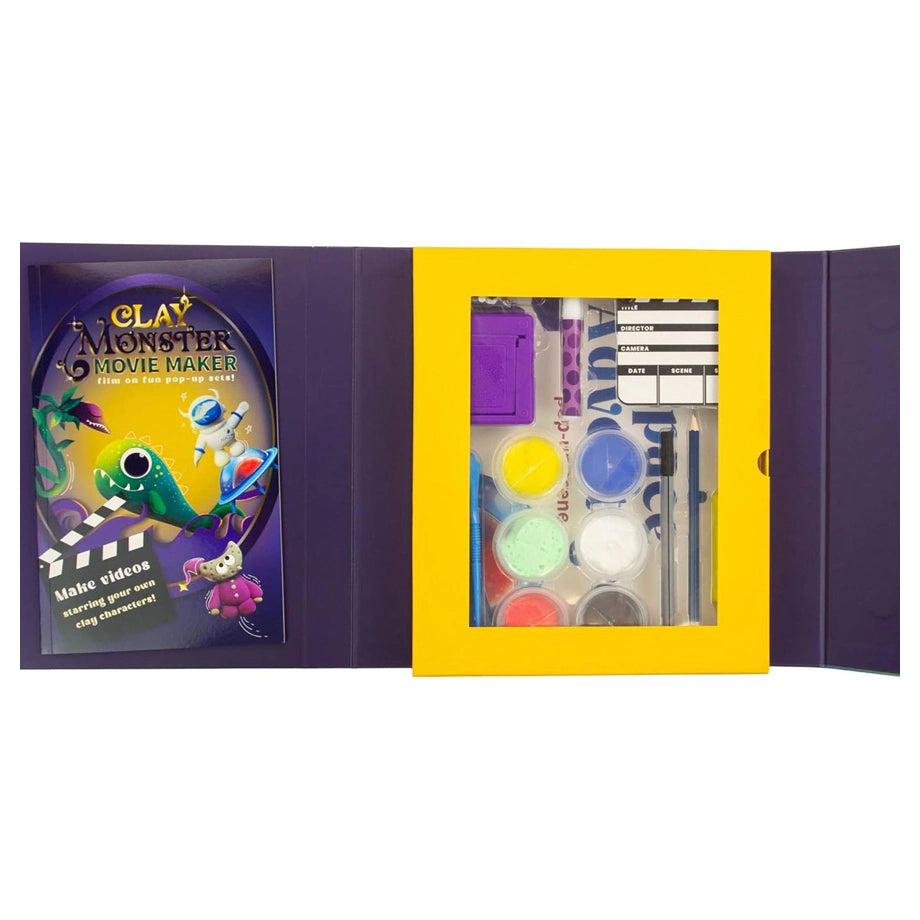 SpiceBOX Kits for Kids Clay Monster Movie Maker Film On Fun Pop-Up Sets Kit