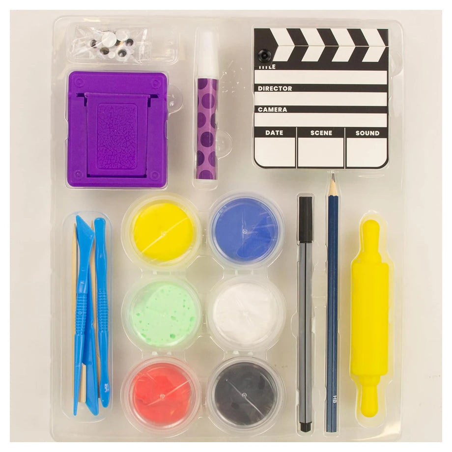 SpiceBOX Kits for Kids Clay Monster Movie Maker Film On Fun Pop-Up Sets Kit