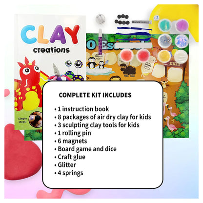 SpiceBOX Kit for Kids Clay Creations Polymer Modeling Craft Kit