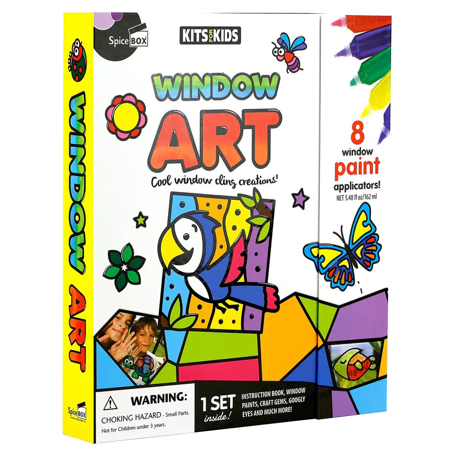 SpiceBOX Kits for Kids Window Art Activity Kit