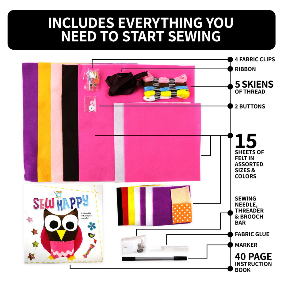 SpiceBOX Make and Play Sew Happy Activity Kit