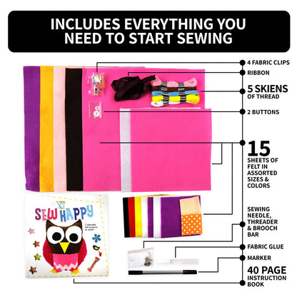 SpiceBOX Make and Play Sew Happy Activity Kit