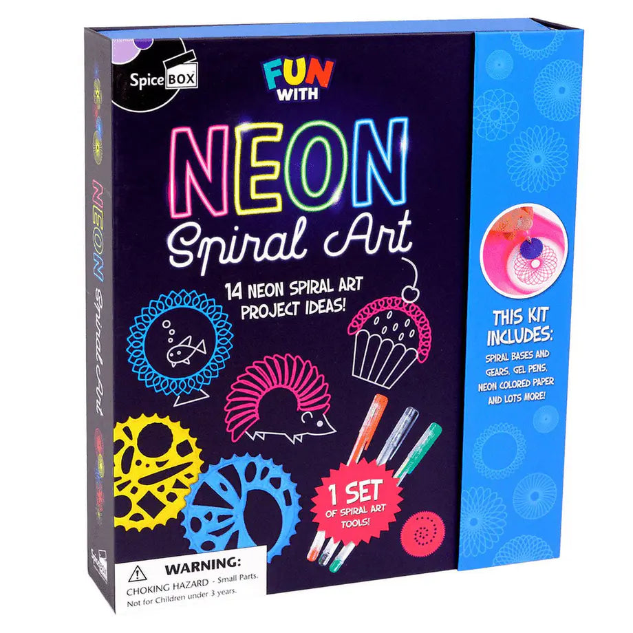 SpiceBOX Fun With Neon Spiral Art Kit