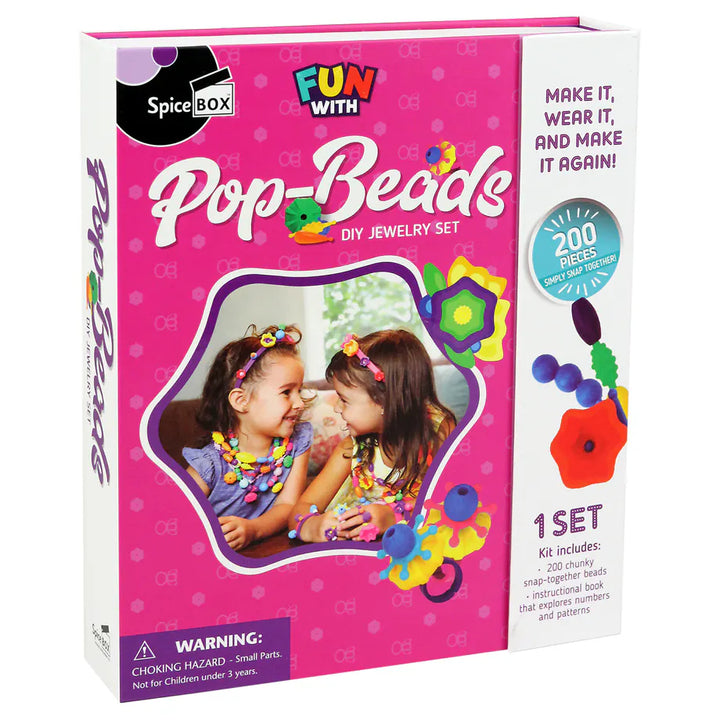 SpiceBOX Fun With Pop-Beads DIY Jewelry Set