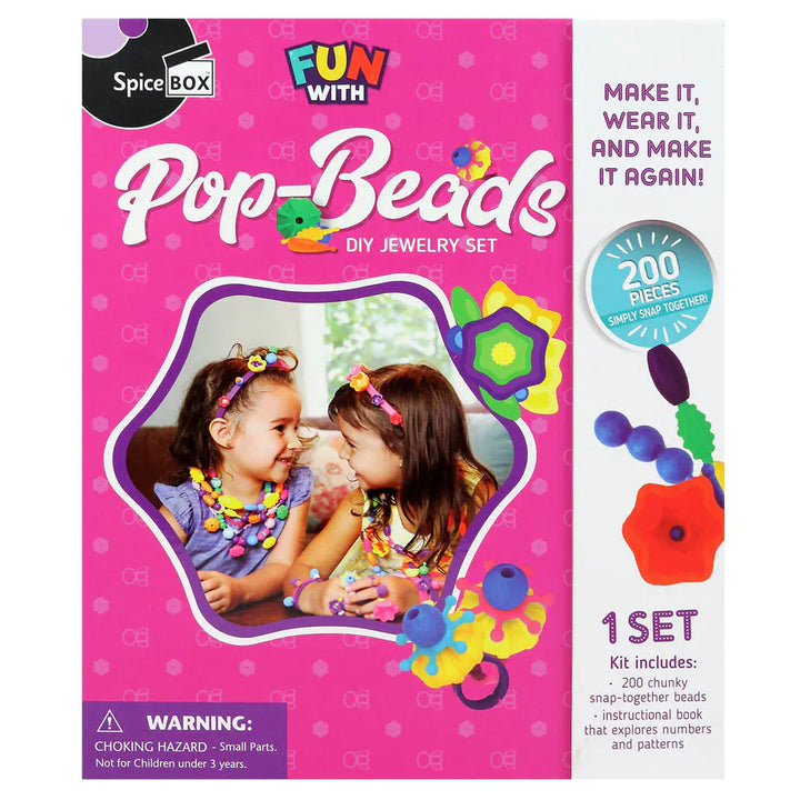 SpiceBOX Fun With Pop-Beads DIY Jewelry Set