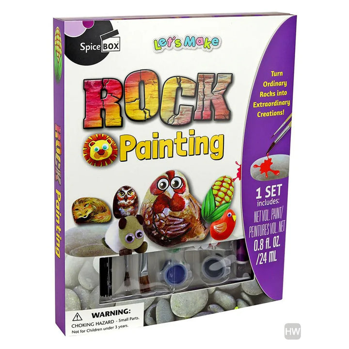 SpiceBOX Let's Make Rock Painting Activity Kit