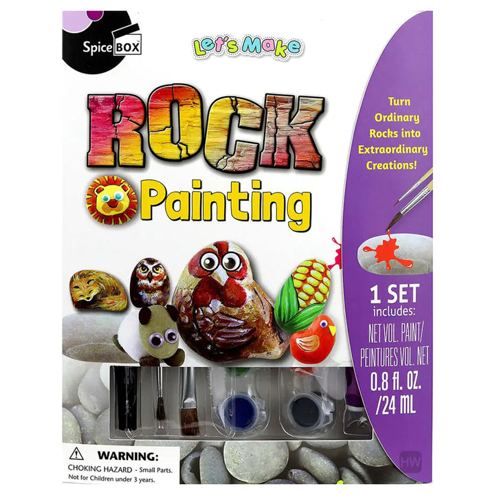 SpiceBOX Let's Make Rock Painting Activity Kit