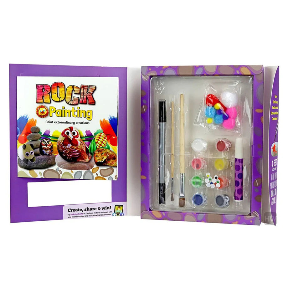 SpiceBOX Let's Make Rock Painting Activity Kit