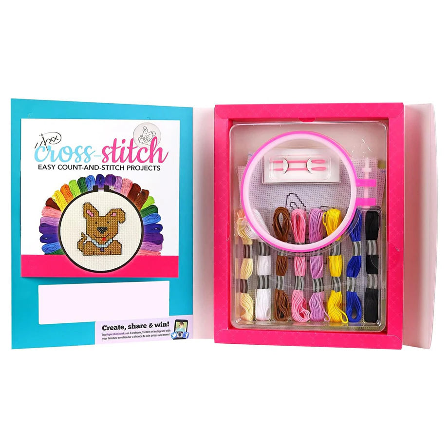 SpiceBOX Let's Make Cross-Stitch Project Craft Kit
