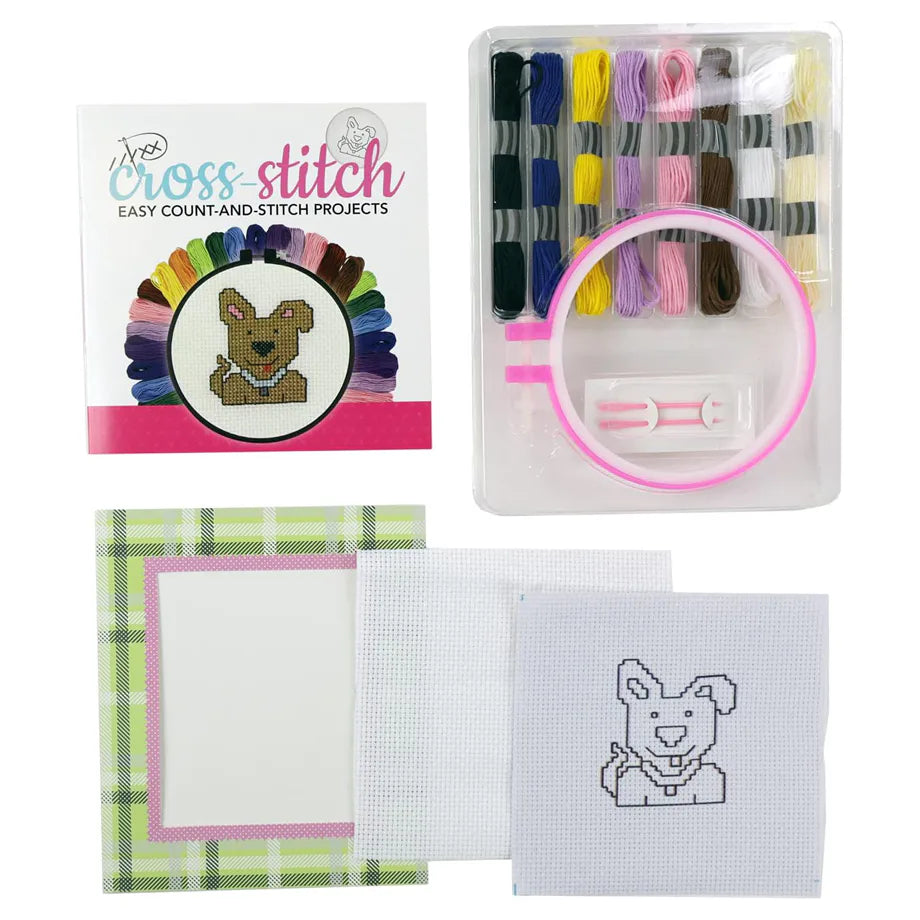 SpiceBOX Let's Make Cross-Stitch Project Craft Kit