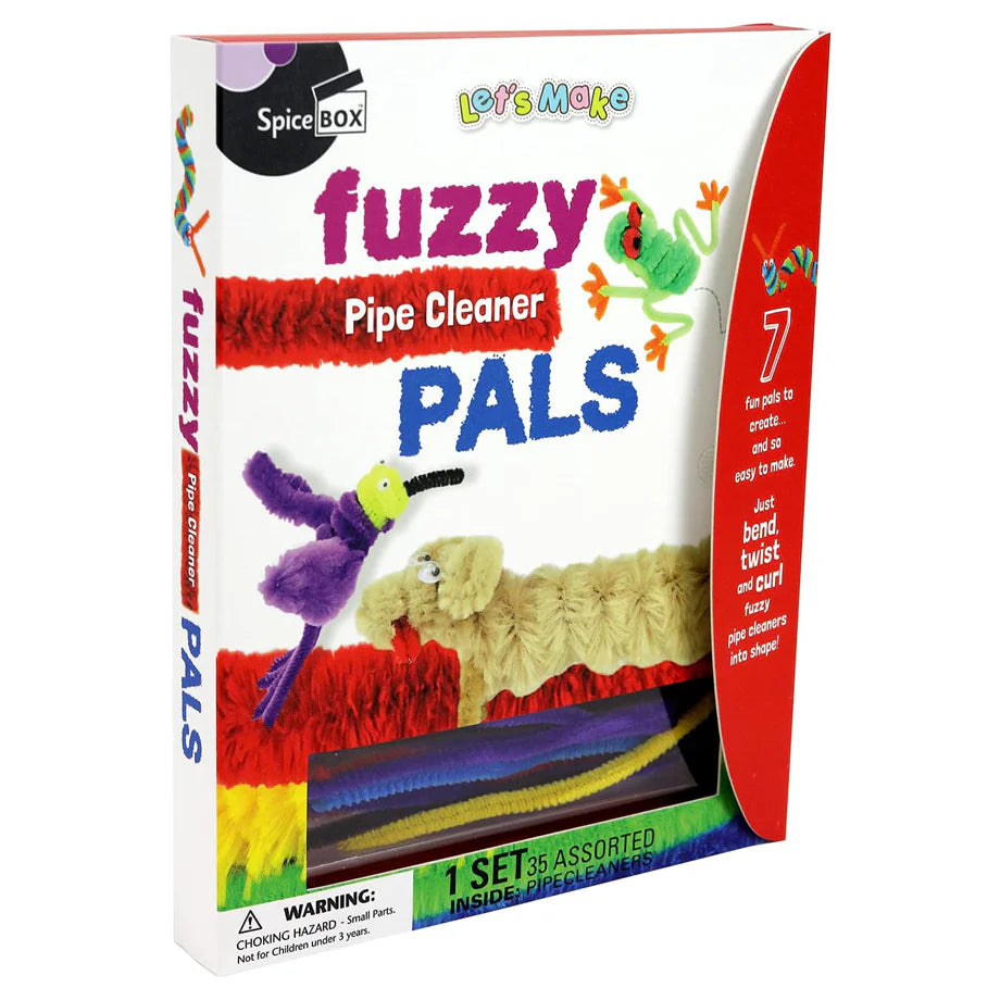 SpiceBOX Let's Make Fuzzy Pipe Cleaner Pals Craft Kit