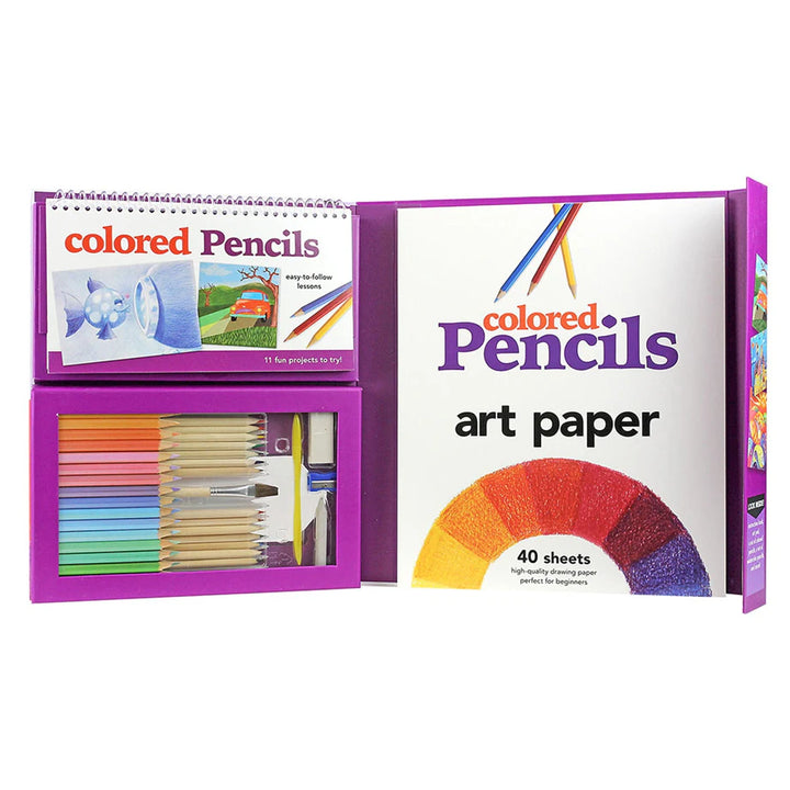 SpiceBOX Petit Picasso Colored Pencils Art Kit