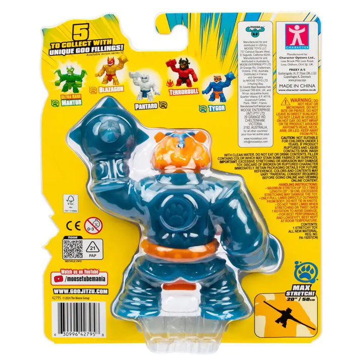 Heroes of Goo Jit Zu Smash Strikers Squishy Tygor Figure (12.60 cm)