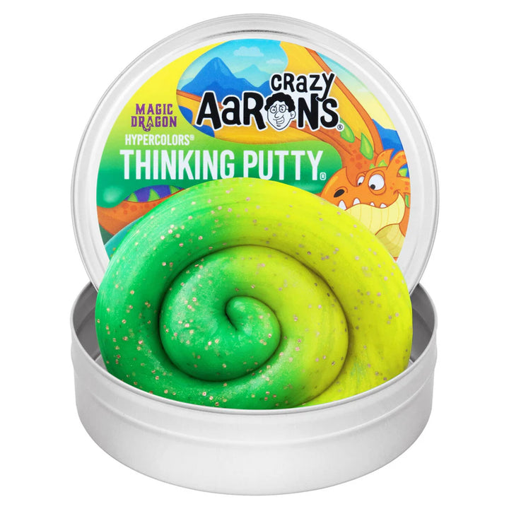 Crazy Aaron's Magic Dragon Hypercolors Thinking Putty Tin