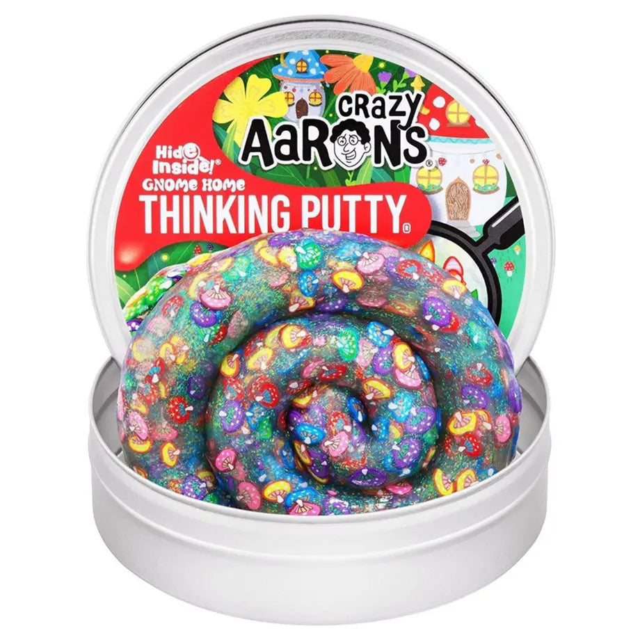 Crazy Aaron's Hide Inside Gnome Home Thinking Putty Tin