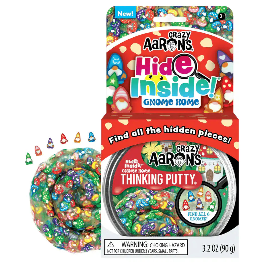 Crazy Aaron's Hide Inside Gnome Home Thinking Putty Tin