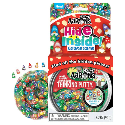 Crazy Aaron's Hide Inside Gnome Home Thinking Putty Tin