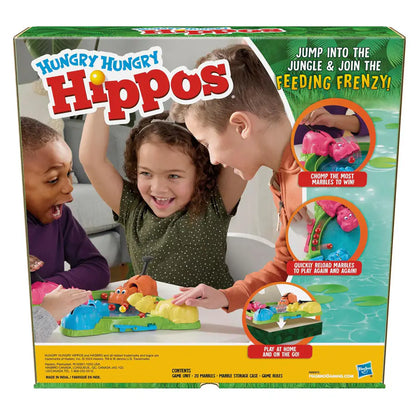 Hasbro Gaming Hungry Hippos Marble Relaunch Board Gameset