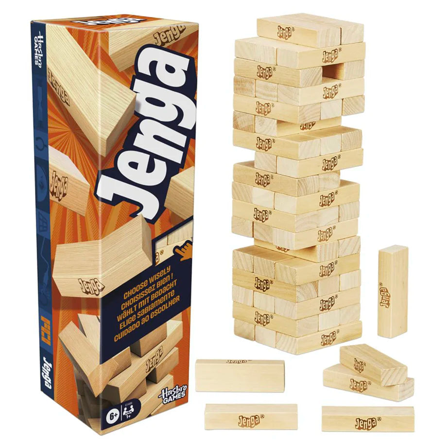 Hasbro Jenga Classic Wooden Blocks Set (54 pieces)