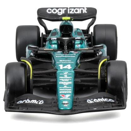 Bburago F1 Aston Martin Amr23 Alonso Die-Cast Car (Green)