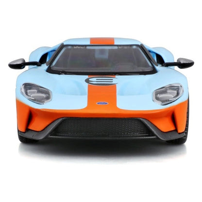 Bburago Race Ford Gt Heritage Edition Die-Cast Car (Light Blue)