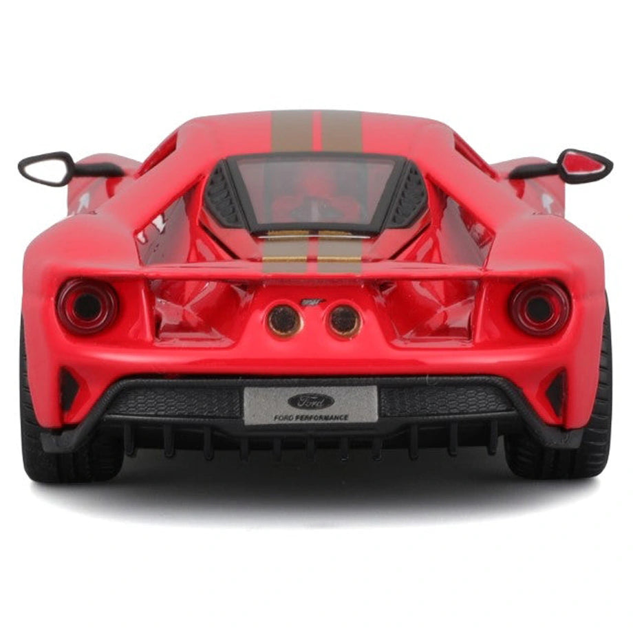 Bburago Race Ford Gt Heritage Edition 2022 Die-Cast Car (Red)