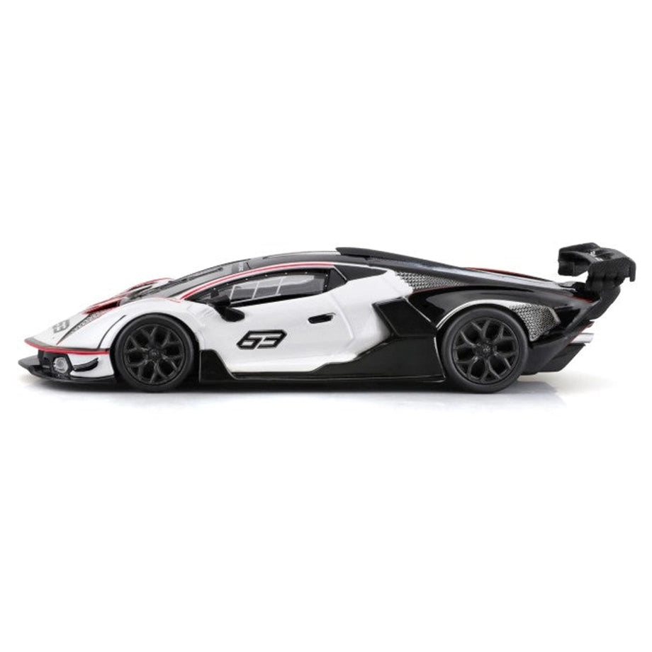 Bburago Race Lamborghini Essenza Scv12 Die-Cast Car (White)