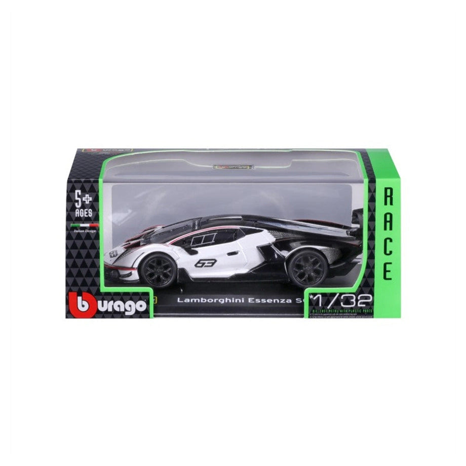 Bburago Race Lamborghini Essenza Scv12 Die-Cast Car (White)