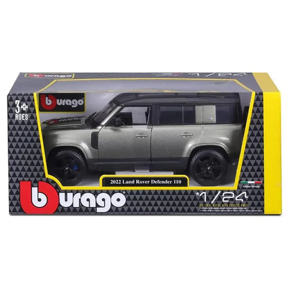 Bburago Land Rover Defender Die-Cast Suv Car (Green Metallic)