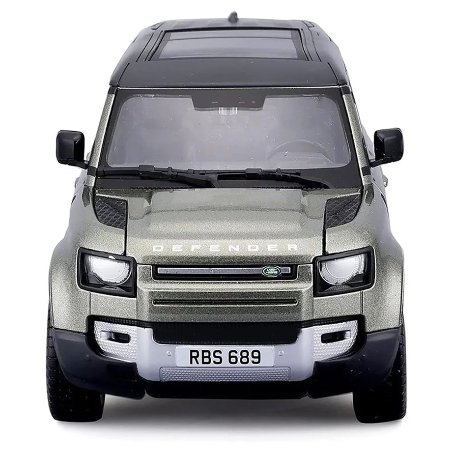 Bburago Land Rover Defender Die-Cast Suv Car (Green Metallic)